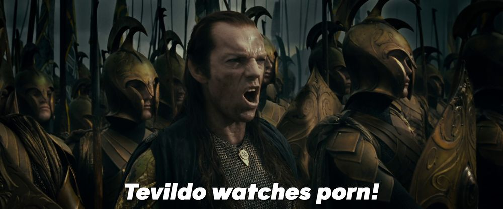  Tevildo watches porn