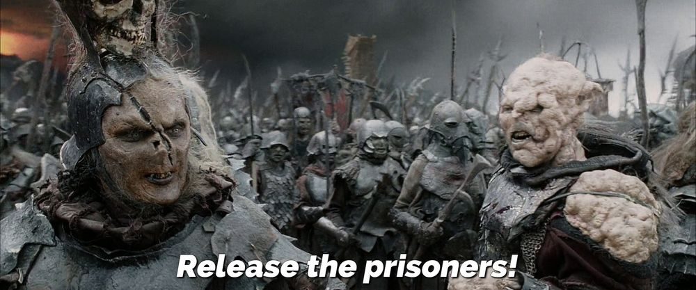  Release the prisoners