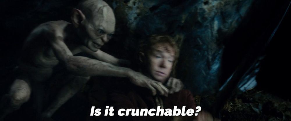  Is it crunchable