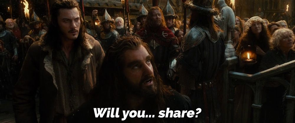  Will you share